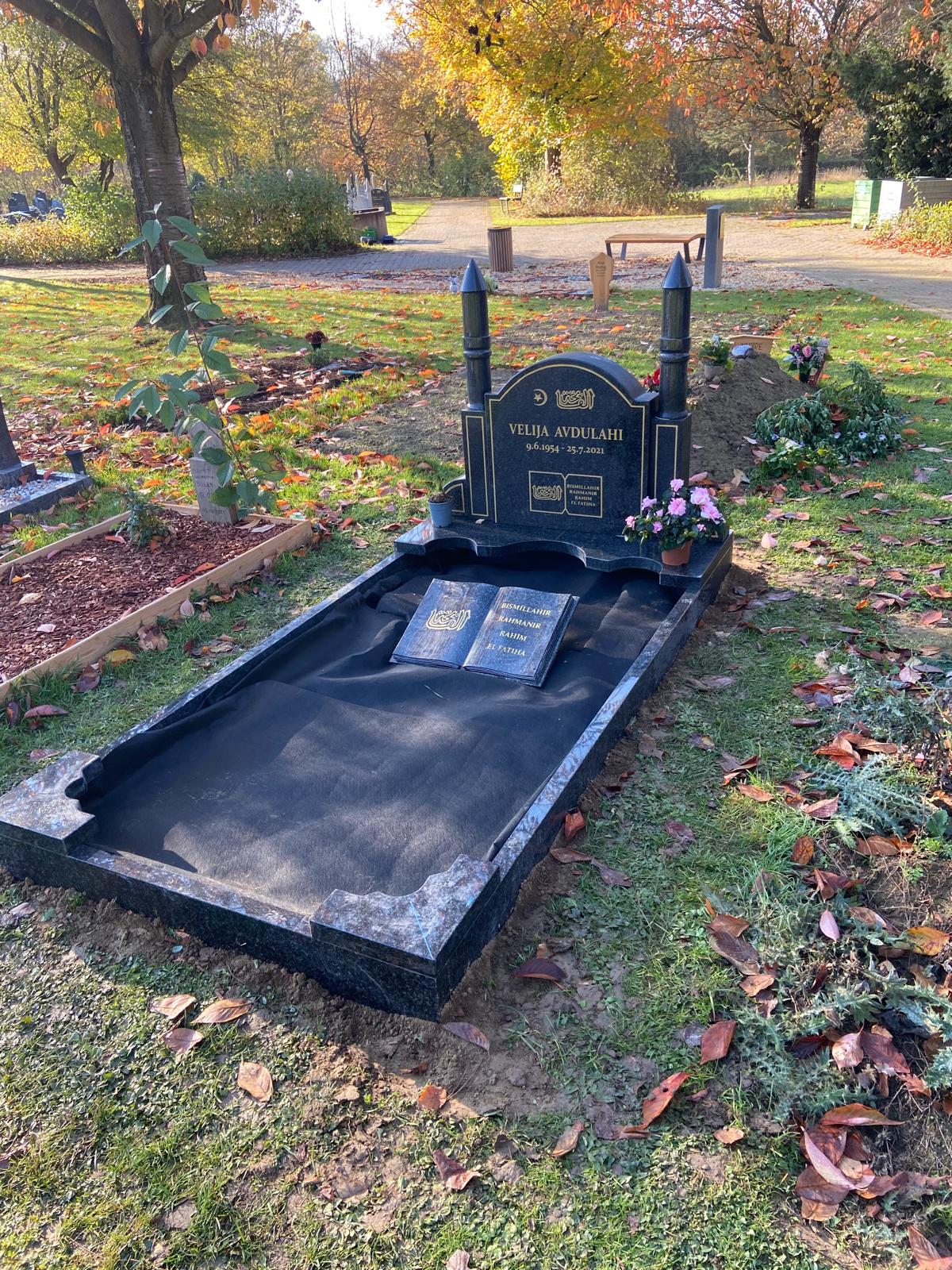 Muslimischer Grabstein HALAL in Göttingen