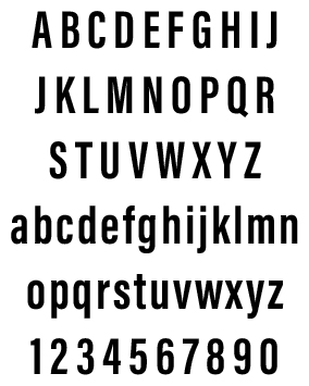 Acumin Extra Condensed Bold