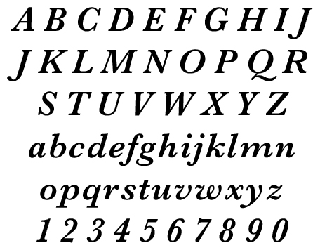 Baskerville Italic